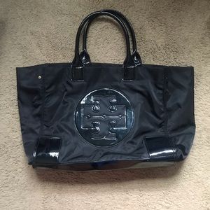 Tory Burch Black Nylon Tote